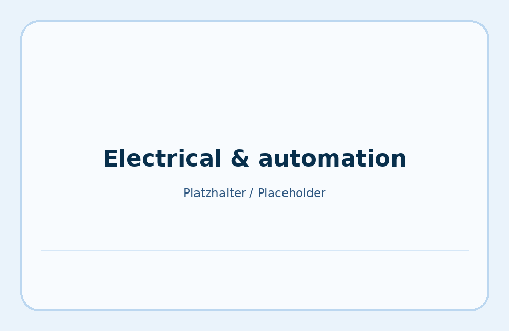 Electrical and automation components