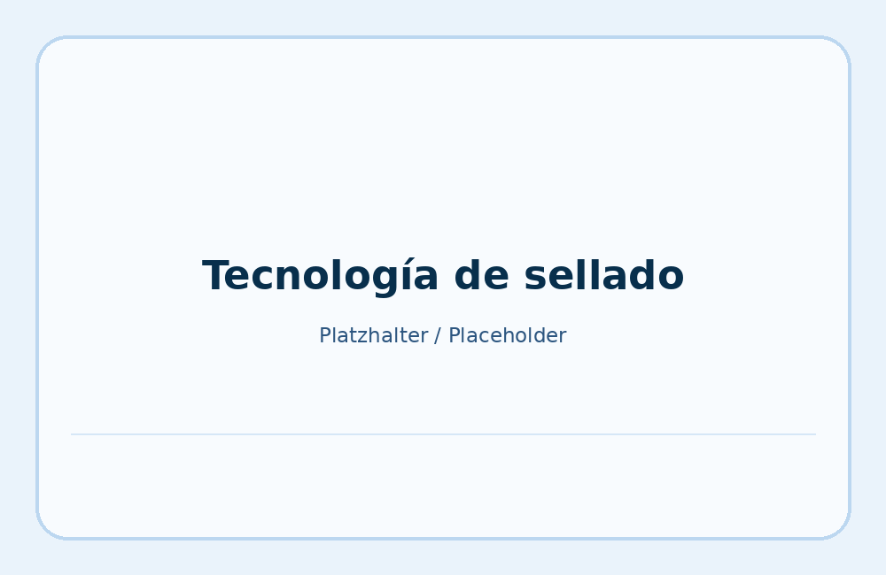 Tecnología de sellado y piezas de desgaste