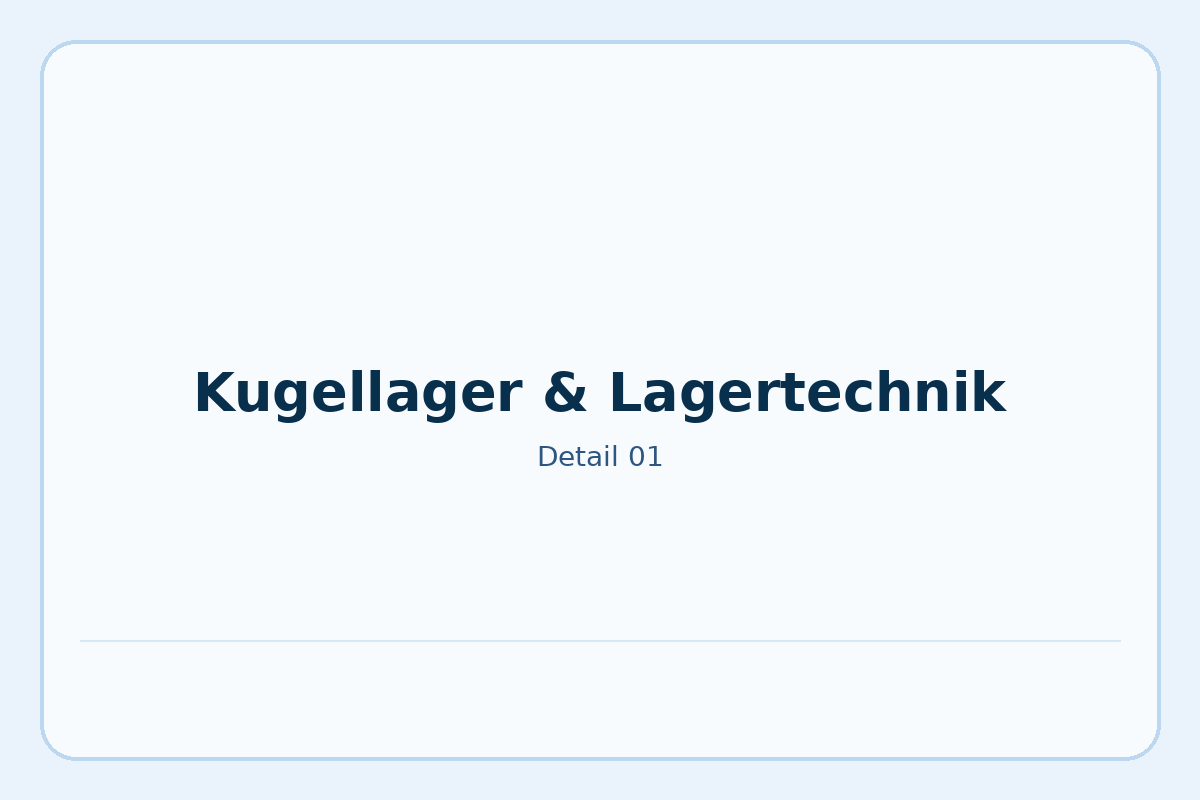 Kugellager & Lagertechnik