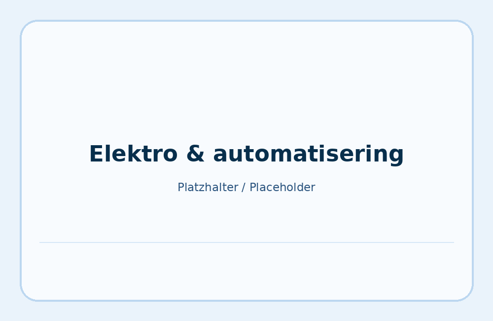 Elektro og automatisering