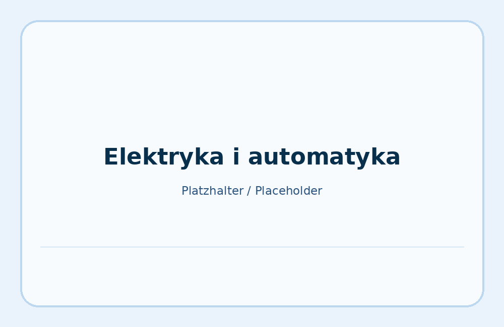 Elektryka i automatyka